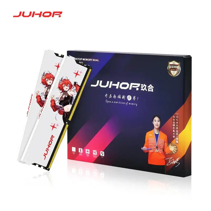 JUHOR DDR4 Gaming RAM 8GB 16GB 3200MHz 3600MHz For PCs