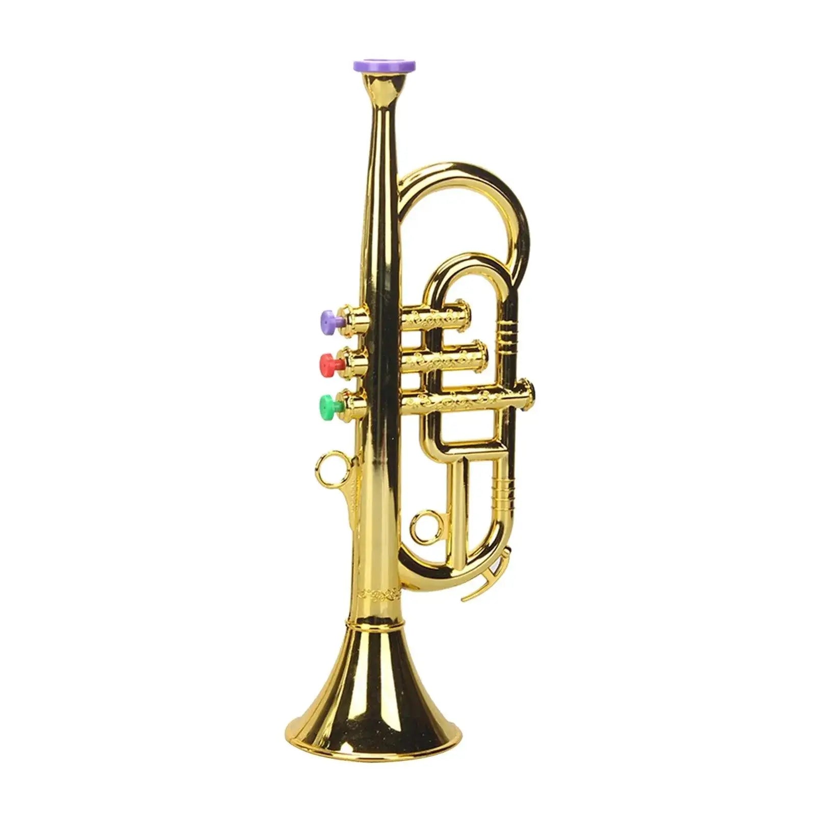 Toy Trumpet for Kids Safety Tested BPA Free Silver Gold