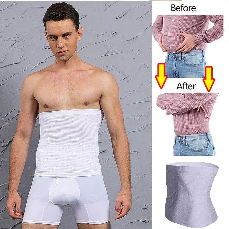 Men's Slimming Waist Trainer for Tummy Control and Fat Burn