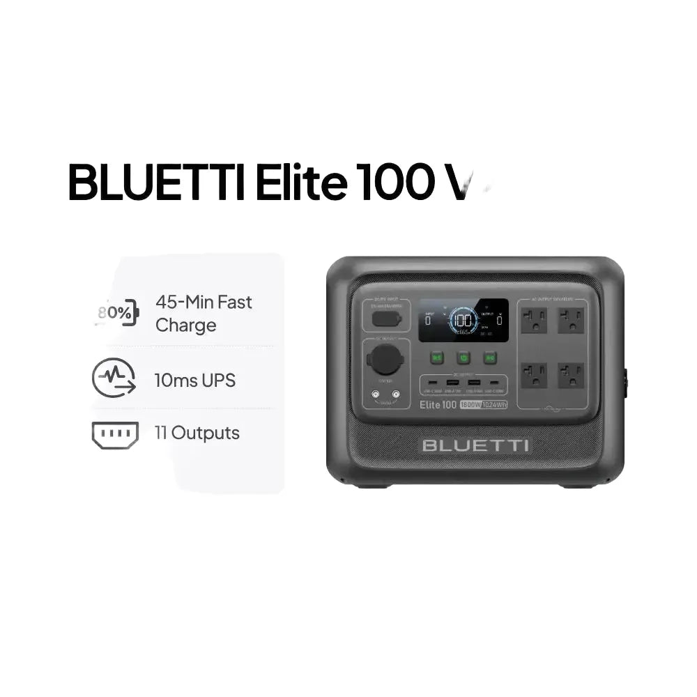 BLUETTI Elite Portable Power Station Solar Generator — product view 1
