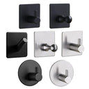 Stylish Stainless Steel Bathroom Hooks Organizer Set of 2
