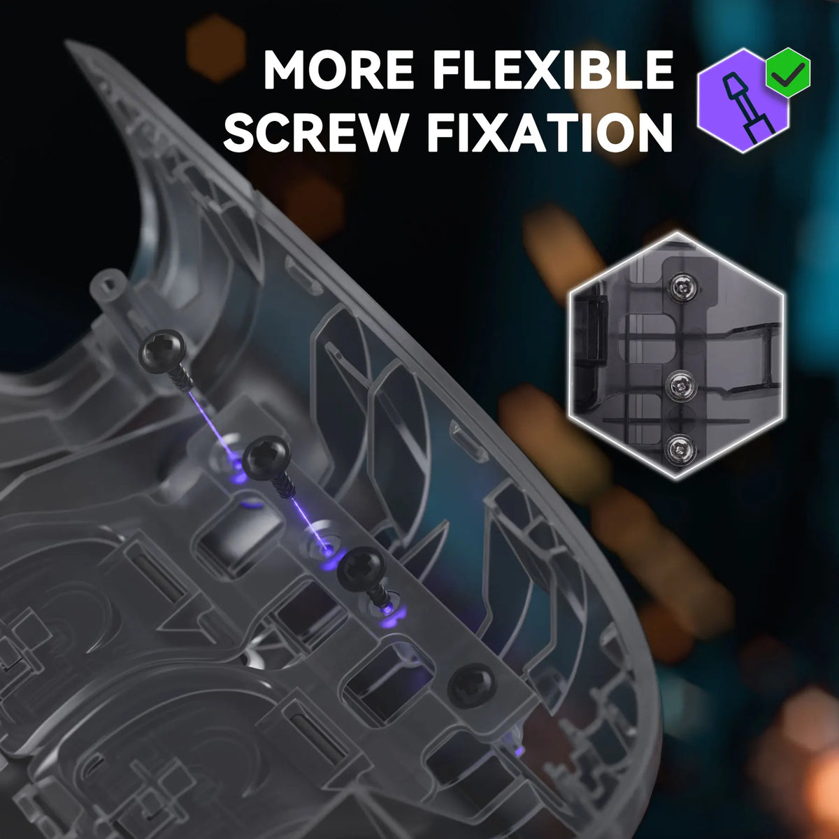 eXtremeRate Interchangeable Back Buttons Shell