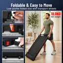 Under Desk Walking Pad 2 In 1 With Vibration Foldable Treadmill