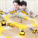 Electric Track Car Set For Kids Play