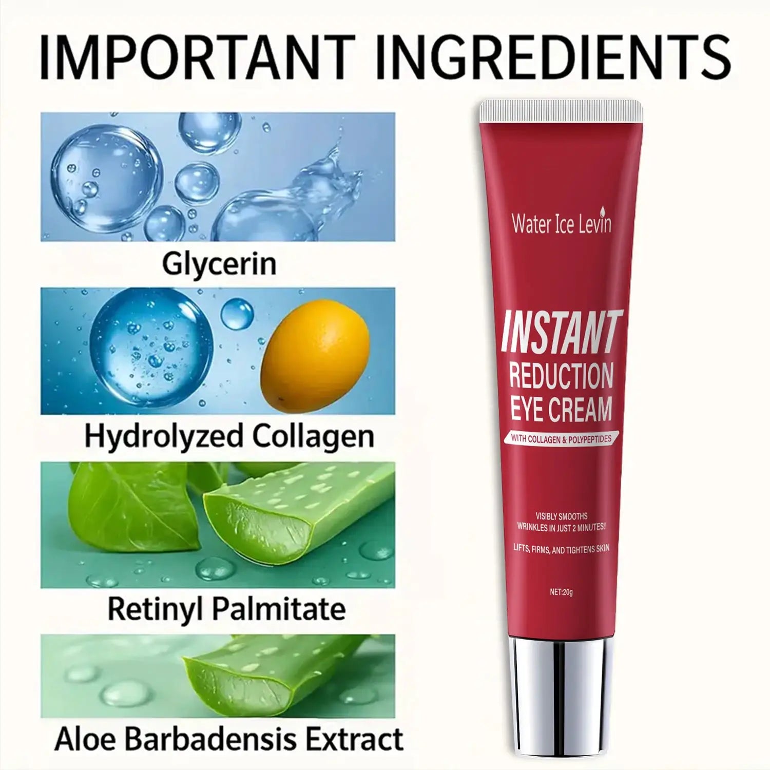 Contains Collagen and Moisturizing Ingredients, Suitable for Plump and Smooth Skin