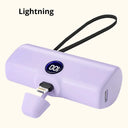 Mini Power Bank - 5000mAh Fast Charge With Led