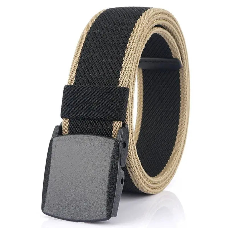 VATLTY Metal Free Mens Elastic Belt Quick Release Buckle