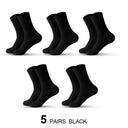 Stylish Comfort: 5-Pair Cotton Blend Socks for Daily Use
