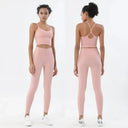 Womens Naked Feeling Set - Breathable Seamless Wear