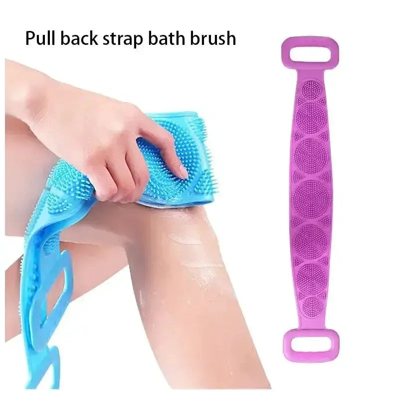 Silicone Body Sponge Brushes Bath Towels Scrubber Massage