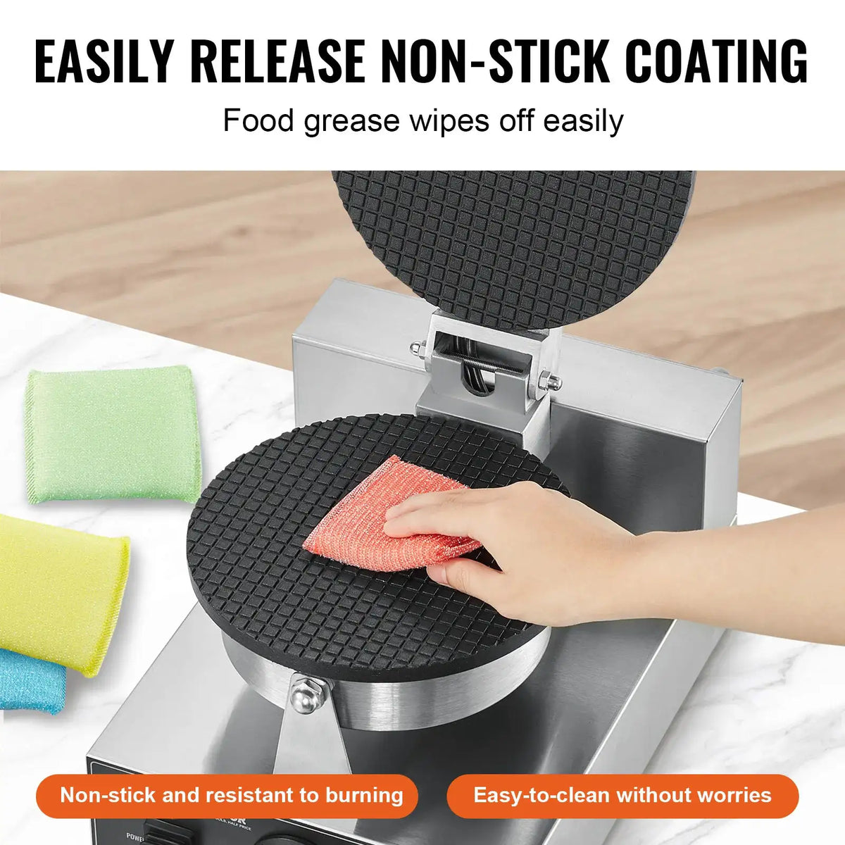 SucceBuy Electric Ice Cream Cone Maker Commercial Non-Stick — product view 4