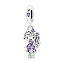 Sterling Silver Charm Family Love
