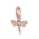 Sterling Silver Charm Firefly Butterfly