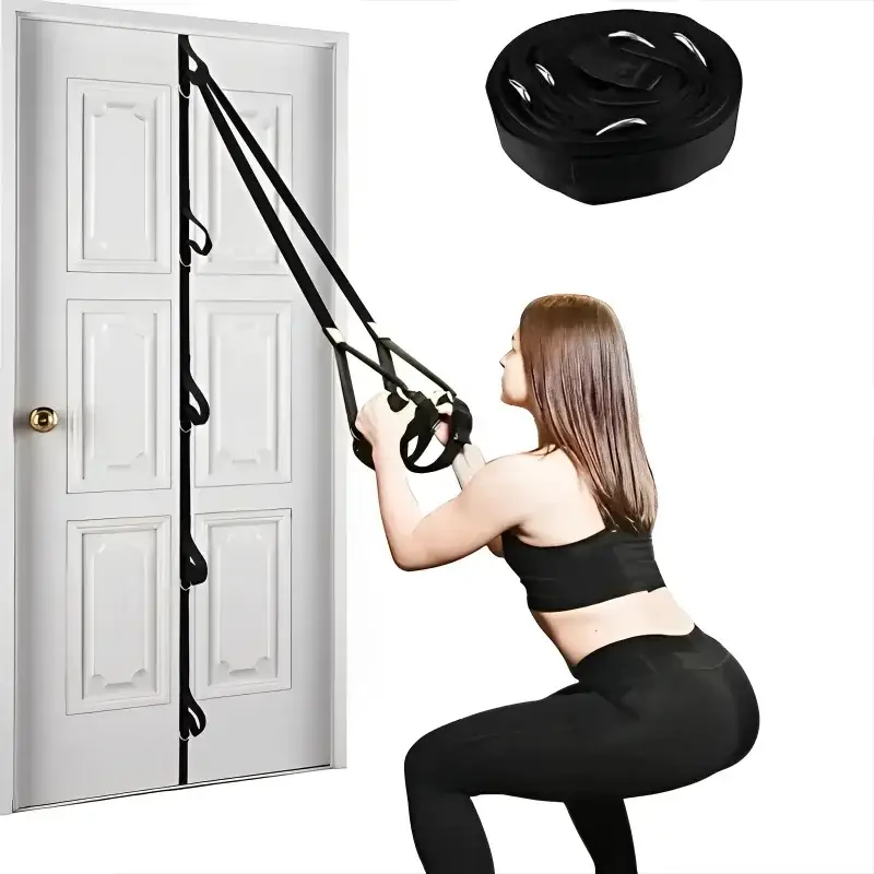 Multi Section Door Anchor Strap For Resistance Bands System