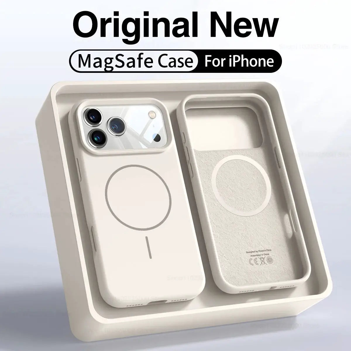 Magnetic Original Liquid Silicone Case For iPhone 13 14 15 16 17 18 Pro Max For Magsafe Cases For iPhone 18 Pro Max Phone Cover