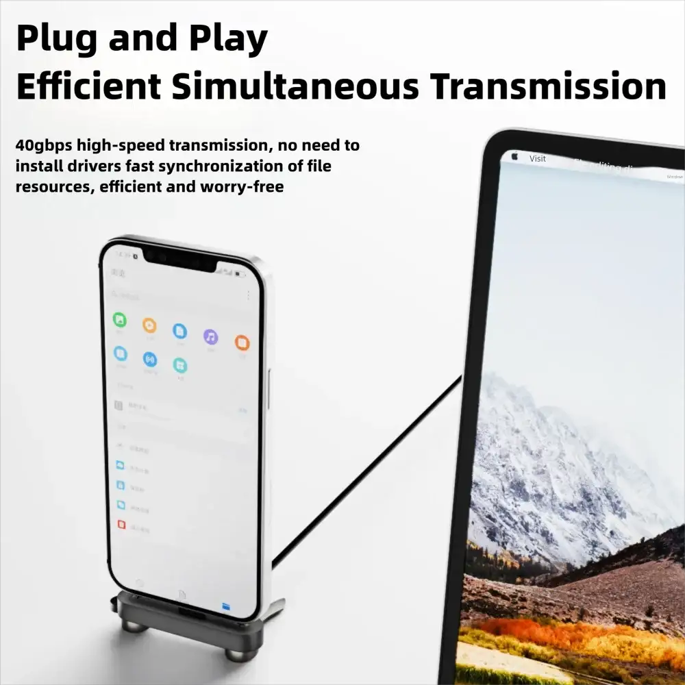 Fast Charge Usb C Foldable Phone Stand — product view 5