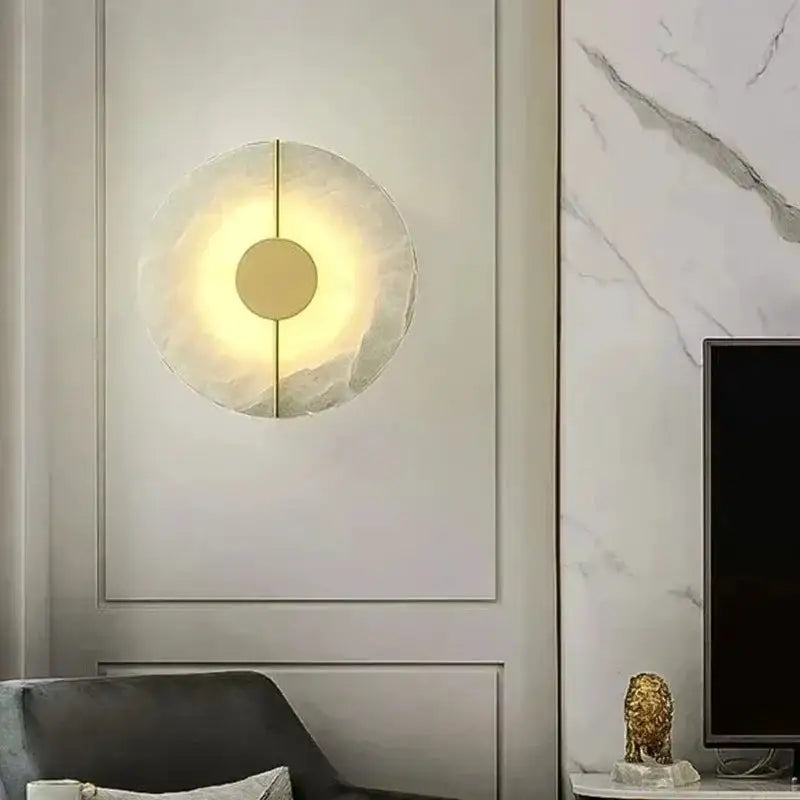 Modern Stone Wall Sconce For Home — product view 5