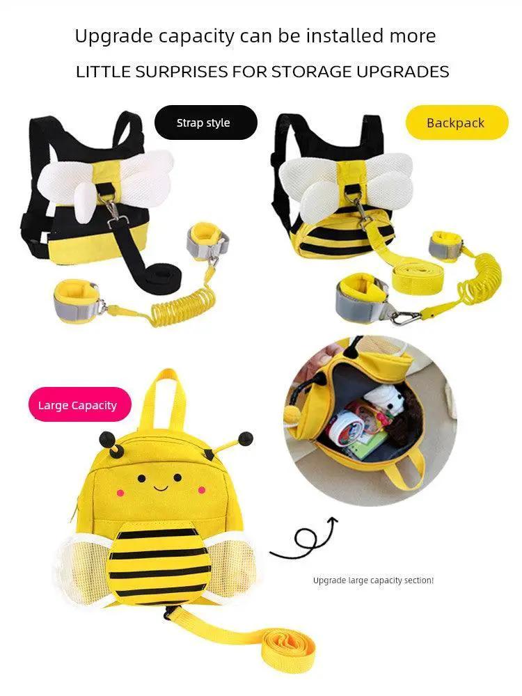 Qiaoletong Hand Rope Baby Walking Backpack Anti Lost Belt