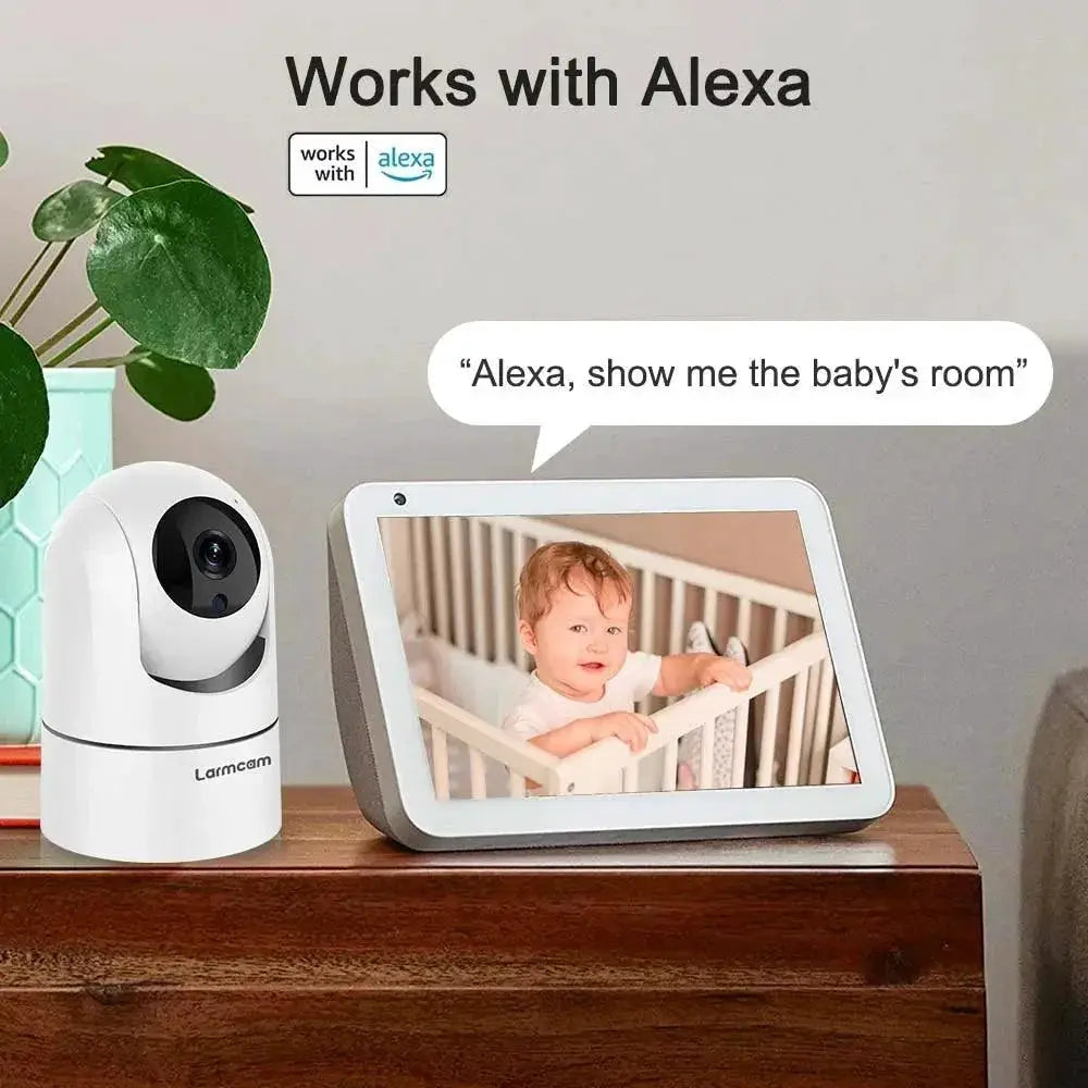 2K 4MP AI Baby Monitor With Night Vision And Smart Tracking
