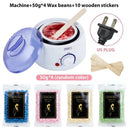 200CC Wax Heater Warmer Hair Removal Machine For Hand Foot Body SPA Epilator Paraffin Wax Pot +Wax Beans + Wood Sticks