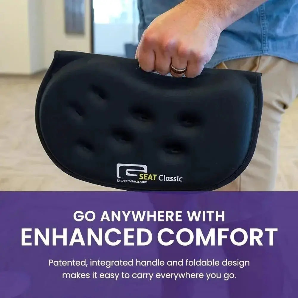 Premium Gel Foam Seat Cushion For Car Office Airplane Travel