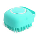 Pet Dog Shampoo Brush 2.7oz 80ml Soft Silicone Rubber Groomer