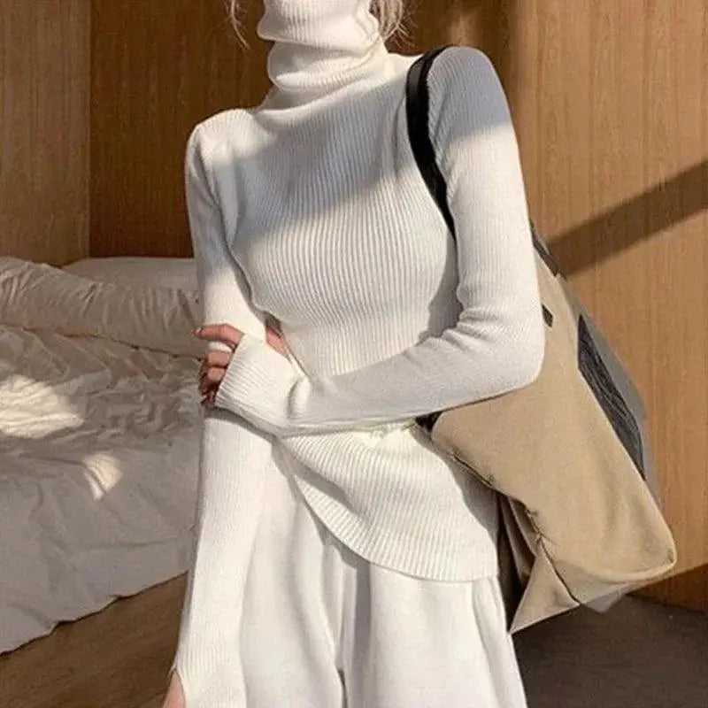 Korean Style Turtleneck Sweater Winter Fashion Essential