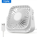 Topk 4-Inch USB Mini Fan - Cooling Breeze