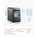 SucceBuy Nugget Ice Maker Pebble Ice Maker with Self Cleaning