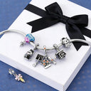 Charm Sterling Silver Happy Graduation