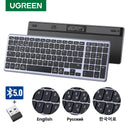 Ultra-Quiet Multi-Language Wireless Keyboard with Long Battery Life