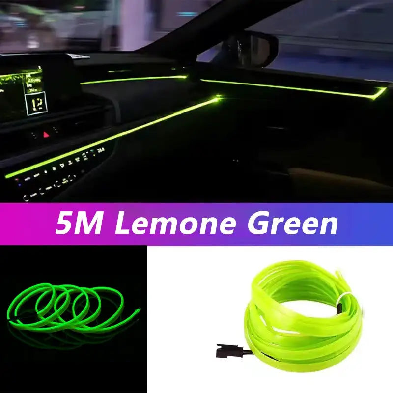 Car EL Wire - Quiet USB Atmosphere Lamp -  product image