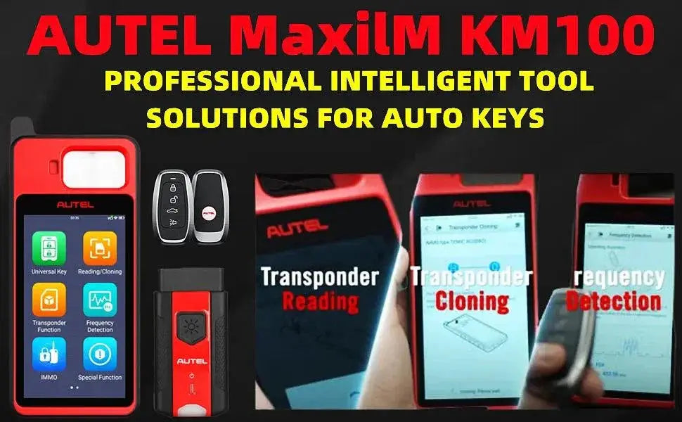 Autel MaxiIM KM100 Key Fob Programming Tool With 2 IKEYs