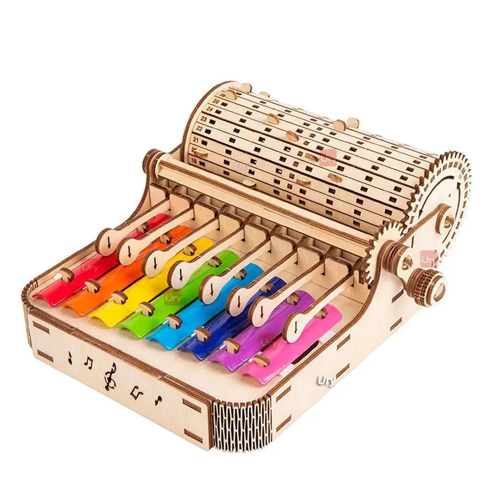 DIY 3D Wooden Xylophone Creative Musical Toy for Kids