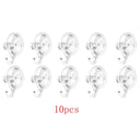 Clear Suction Cup Hooks For Strong Hold In Bathrooms Kitchens