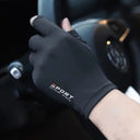 Ice Silk Halffinger Cycling Gloves For Men And Women Comfort