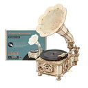 Robotime Wooden Gramophone DIY Kit