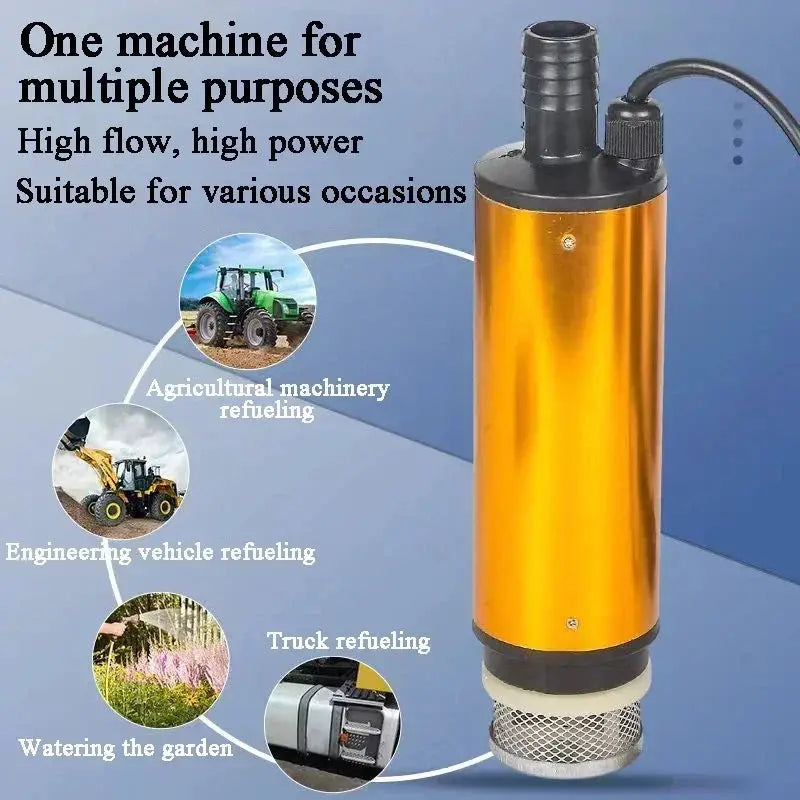 Cordless 18V Portable Water And Oil Suction Pump Tool