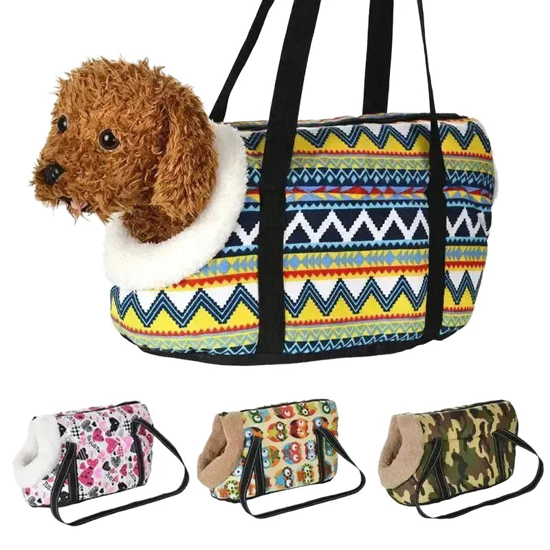 CozySoft Pet Carrier for Small Dogs — with fur