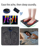 2026 Foot Massager for Relaxation, Automatic Pulse Foot Massage Pad with Heat, Soothing Foot Care Mat for Home Use
