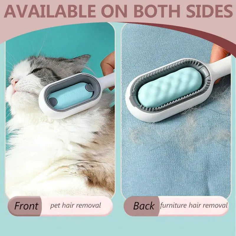 Double Sided Pet Hair Grooming Comb for Easy Cleaning