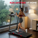 Foldable Home Treadmill With Incline And Handlebar 3HP Quiet LED