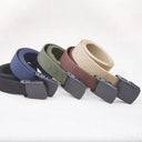 White Automatic Buckle Nylon Army