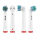 4PCS Dupont Bristle Electric Toothbrush Heads Whiten Teeth