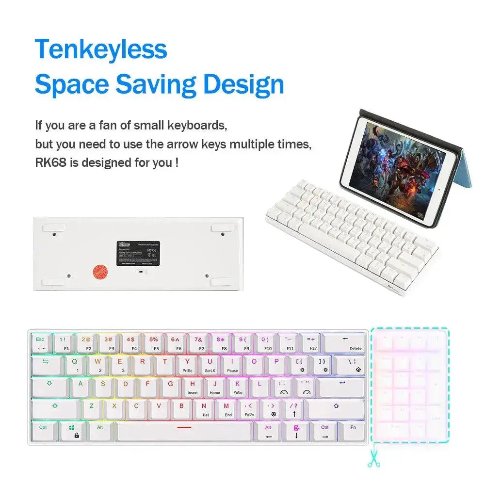 Royal Kludge Wireless Mechanical Keyboard Productivity RGB