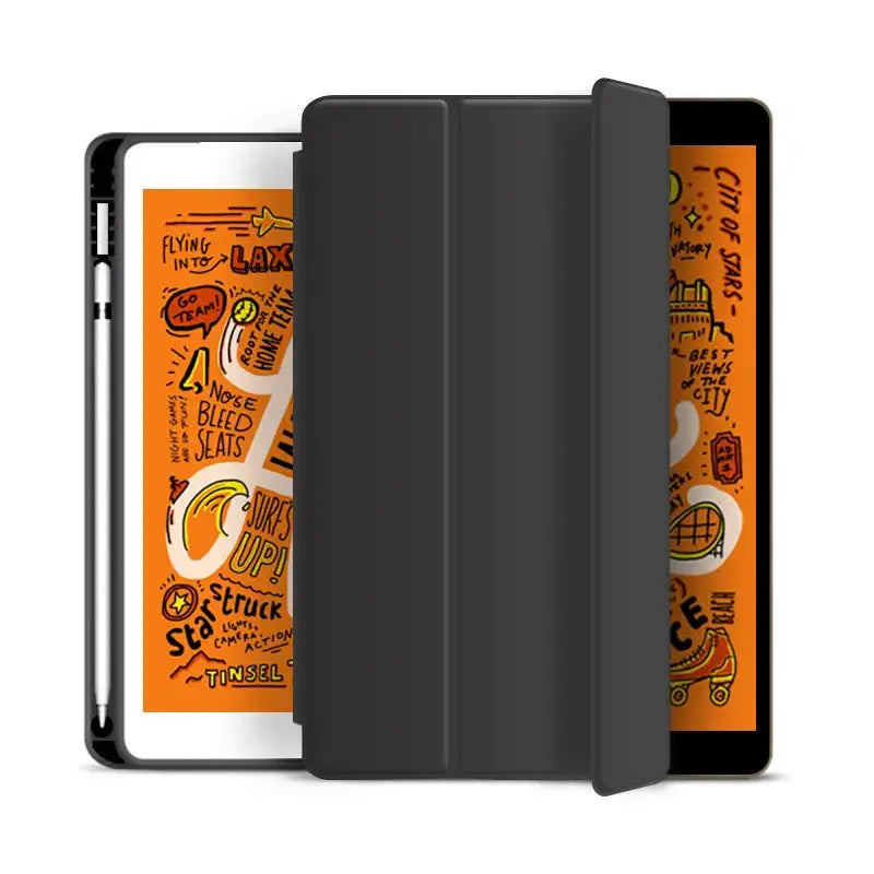 With Pencil Holder Funda for iPad pro 12.9 air 11 13 11th 11 M3 10.5 10.2 iPad Air 5th 4th 10th Gen 10.9 iPad Air1 2 6th 5th 9.7