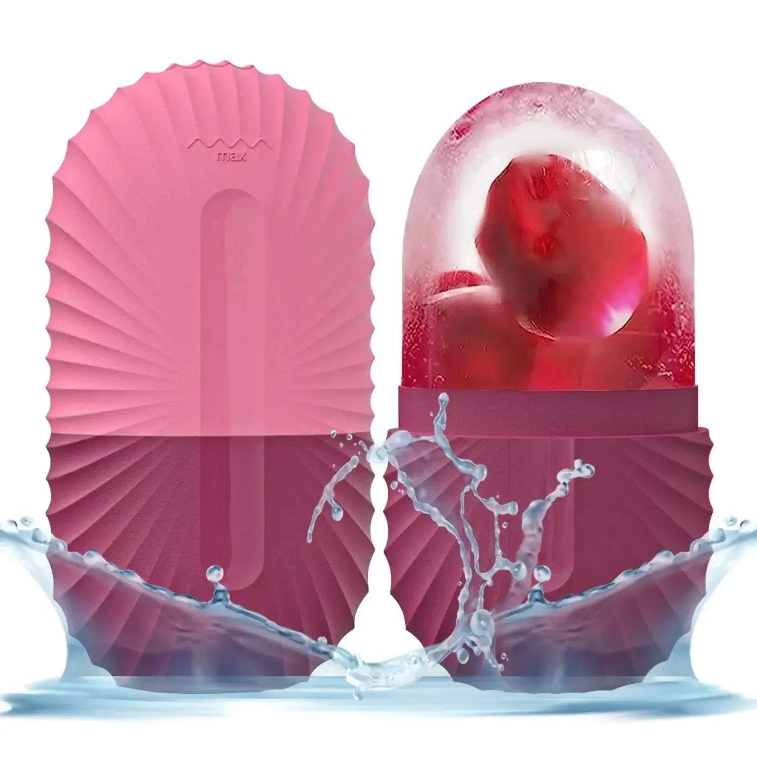 Reusable Ice Face Roller Massager Bright Skin Glow
