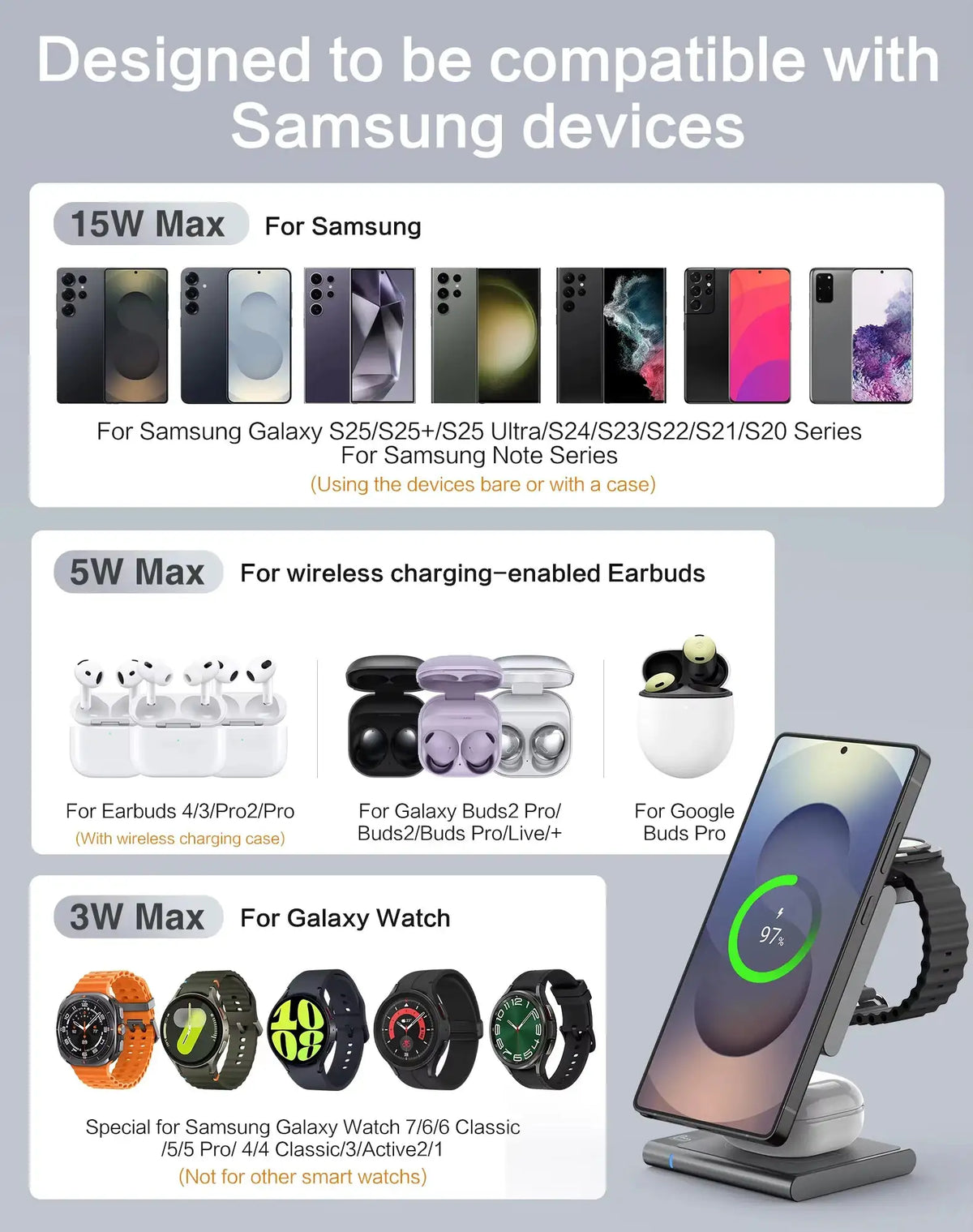 Magnetic Foldable Wireless Charger — product view 2