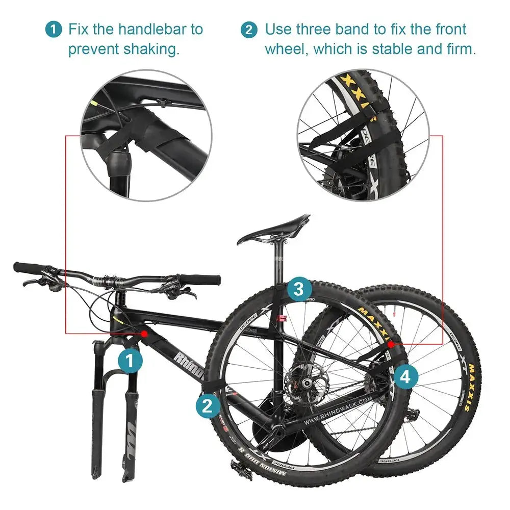 Rhinowalk Road Bicycle Storage Bag Cover Portable Fits 27.5' and Below MTB/700C Road Bike Light Bike Travel Carry Shoulder Bag