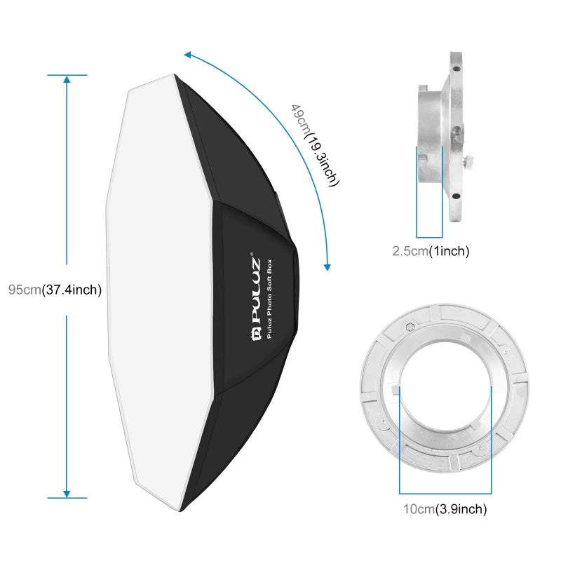 Puluz Speedlite Flash Octagon Parabolic